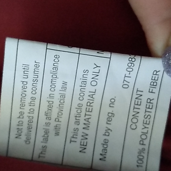 Danier, Leather Jacket, Red - Picture 9 of 10